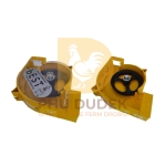 Zakręt do paszociągu pełzakowego bez łożyska bEST, żółty