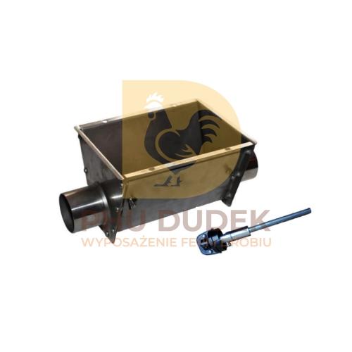 Przyłącze jarzmo pod silos nierdzewne 55 z wałkiem