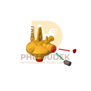 Regulator ciśnienia wody Lubing 22x22  z przepłukiwaniem