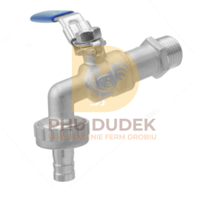 Zawór czerpalny nierdzewny GZ 1 cal  kranowy spustowy kran