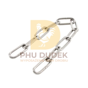Łańcuch kwasoodporny 3mm 3x26 mm DIN 5685 A4 ogniwo długie (1m)