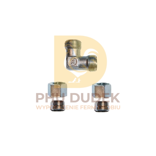 Kolano do zamgławiania skręcane