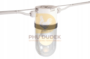 Lampa przeźroczysta  Once z żarówką Xena 7,5W kompletna