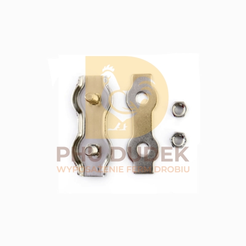 Zacisk siodełkowy podwójny linki 2mm