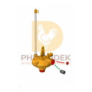 Regulator ciśnienia wody Lubing 28x28  z przepłukiwaniem 