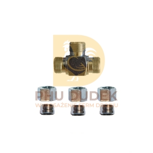 Trójnik do zamgławiania skręcany