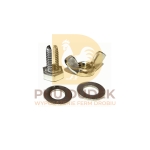 Zacisk linki 3mm motylkowy nierdzewny